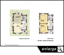 Niladri Single Bungalow-Gr & 1st fl. plan 